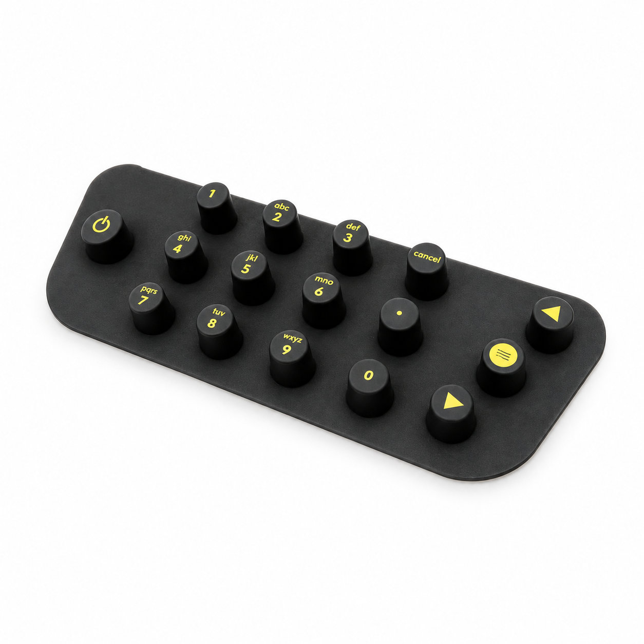 rubber button silicone conductive function keypads