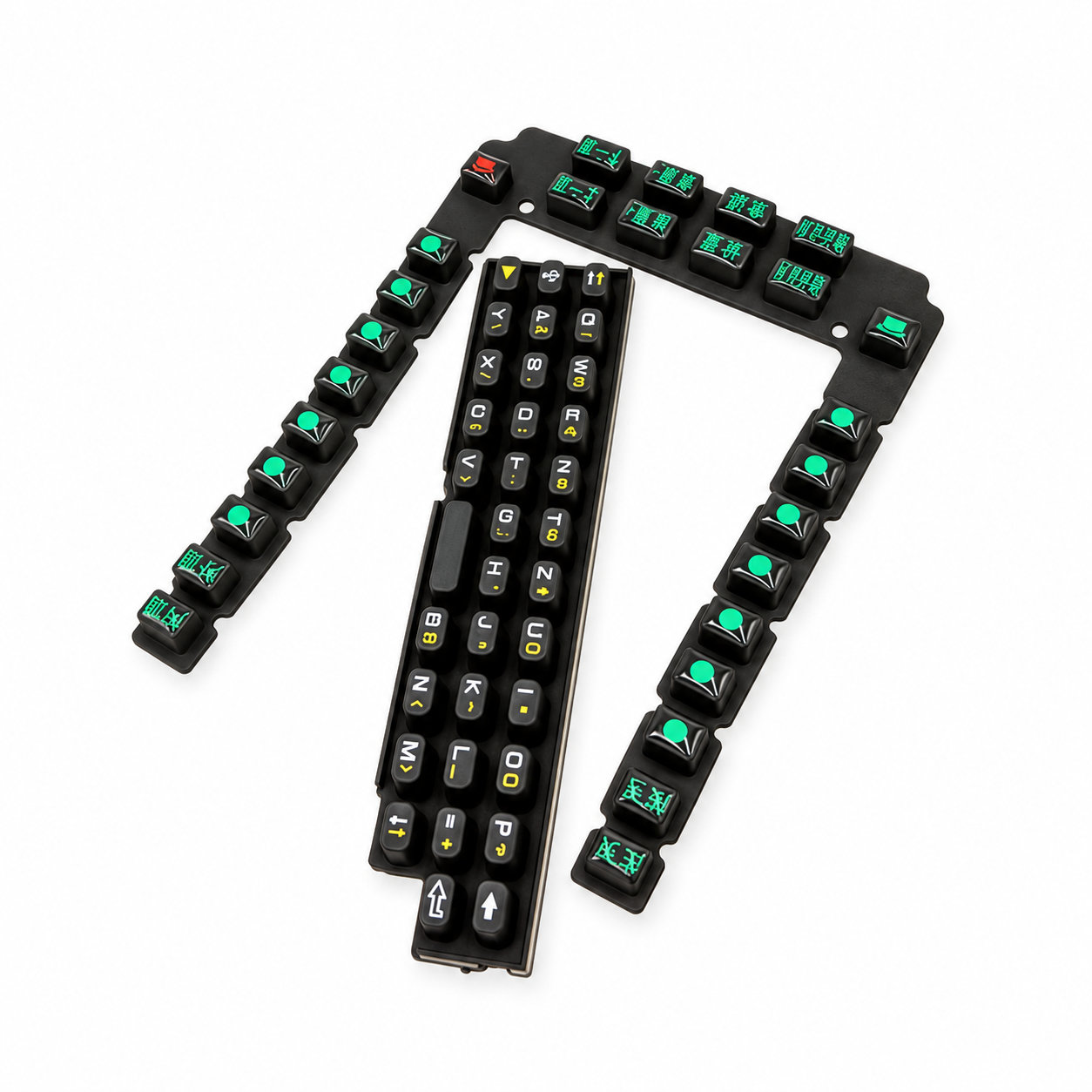 silicone function keypad/rubber key buttons for control