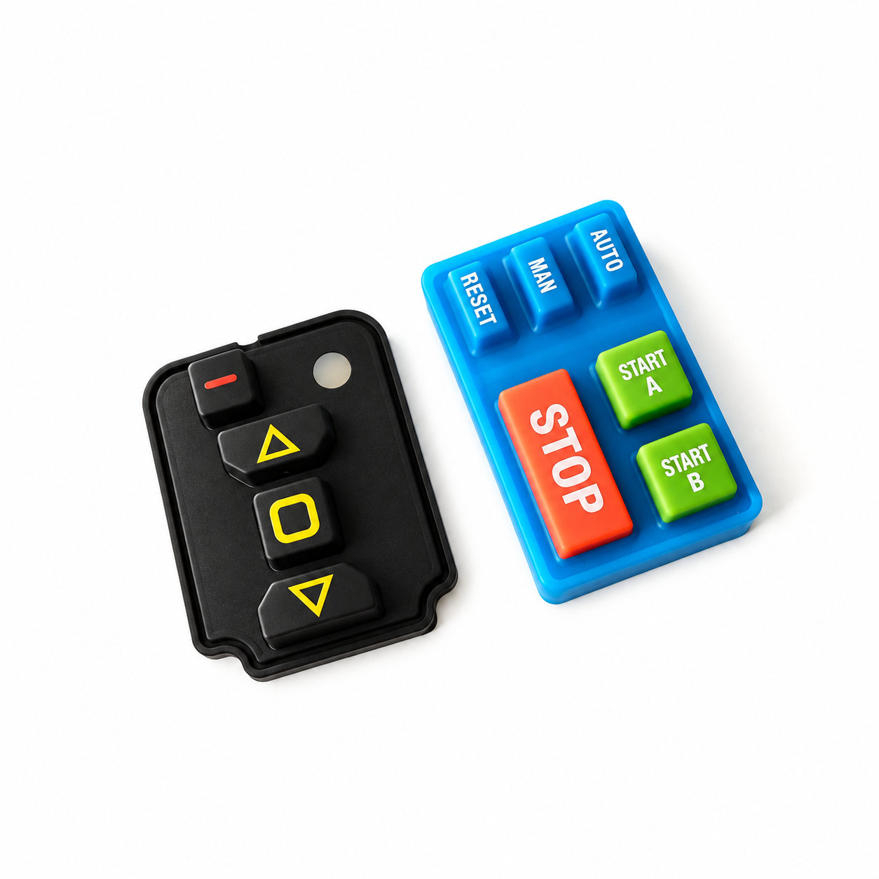 Conductive carbon pill rubber buttons/silicone keypad button