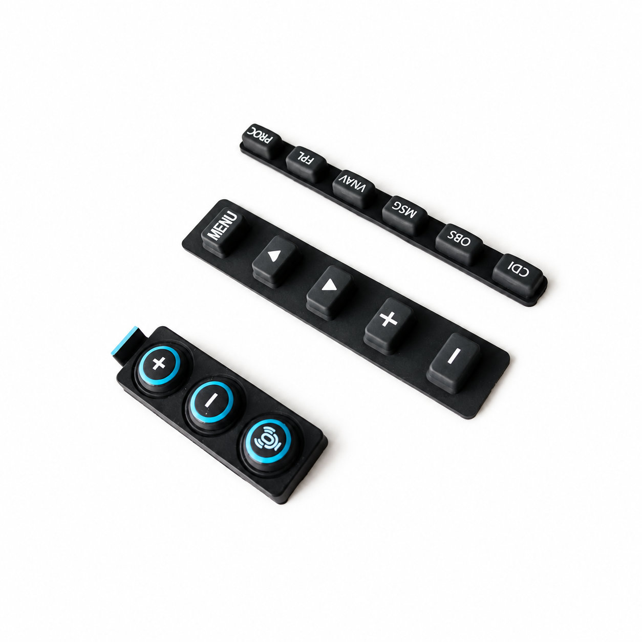 Custom silicone rubber key buttons/numeric elastic keypad