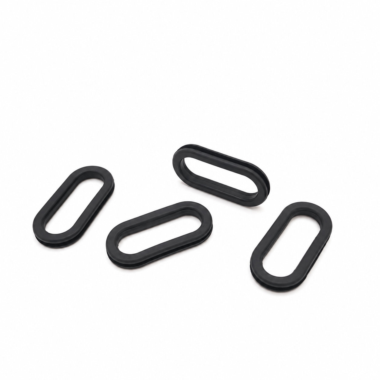 Rubber Oval Grommets Black Electrical Grommets