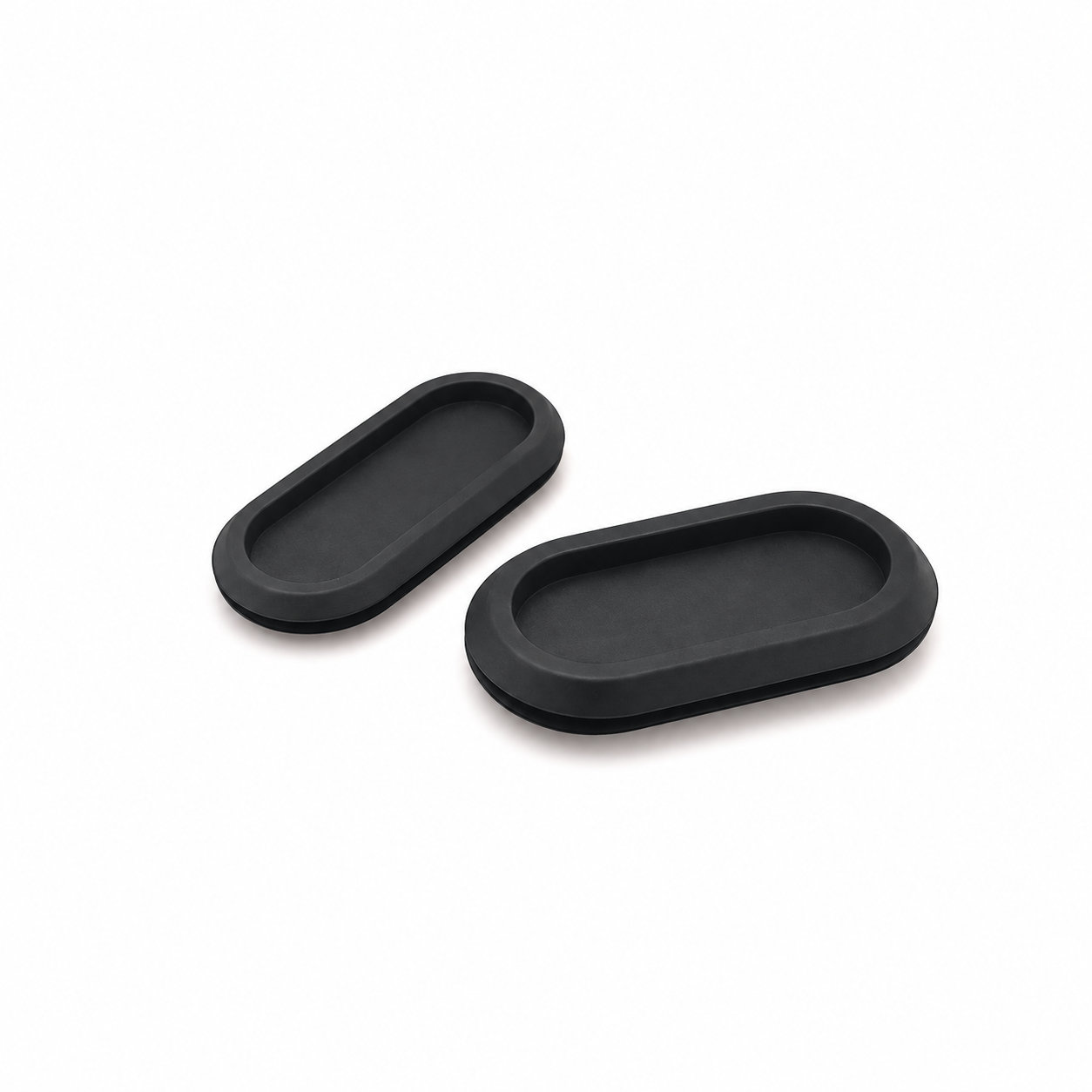 Custom Closed Rubber Oval Flat Grommet