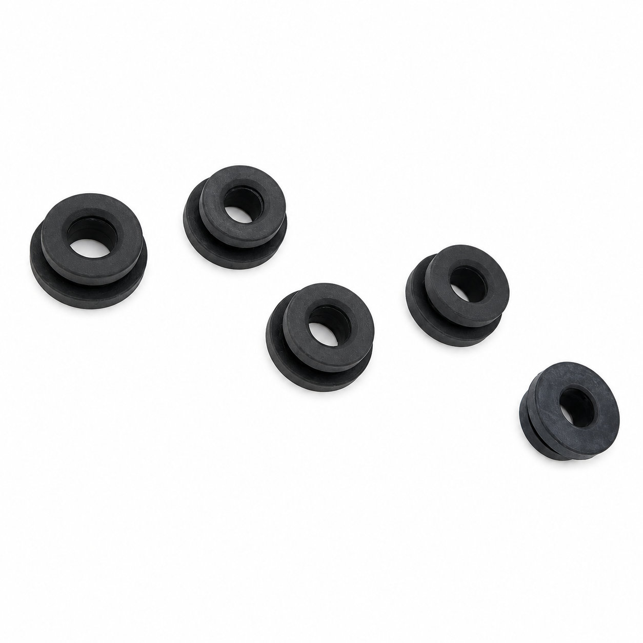 Molded silicone rubber grommet/cable wire protective ring