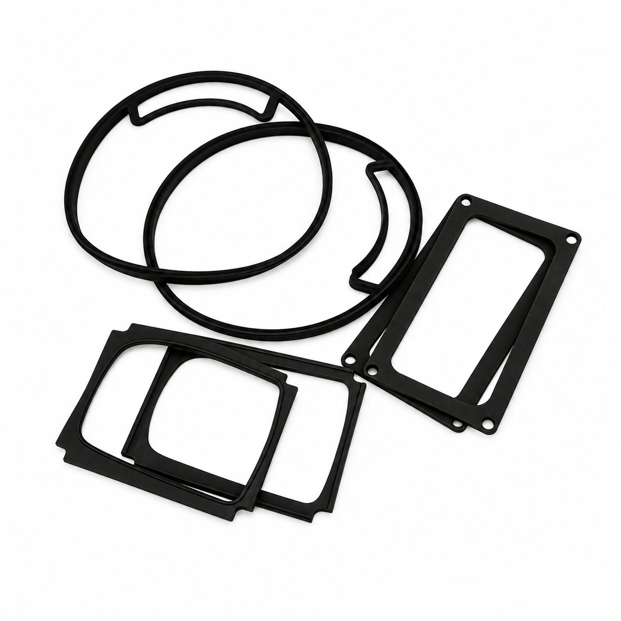 Heat-resistant rubber silicone washer/Buna-N gaskets