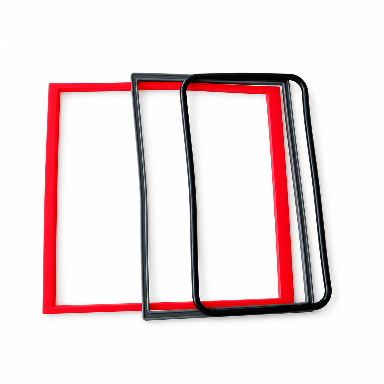 Heat-resistant flexible rubber seal gasket/square rubber washer