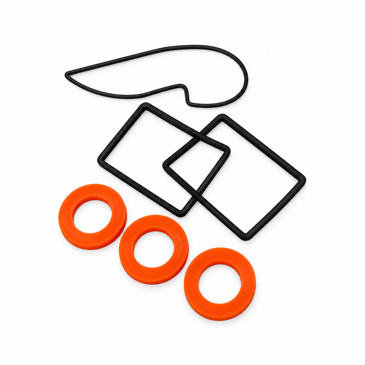 Custom different shape rubber seal gasket with ISO approved