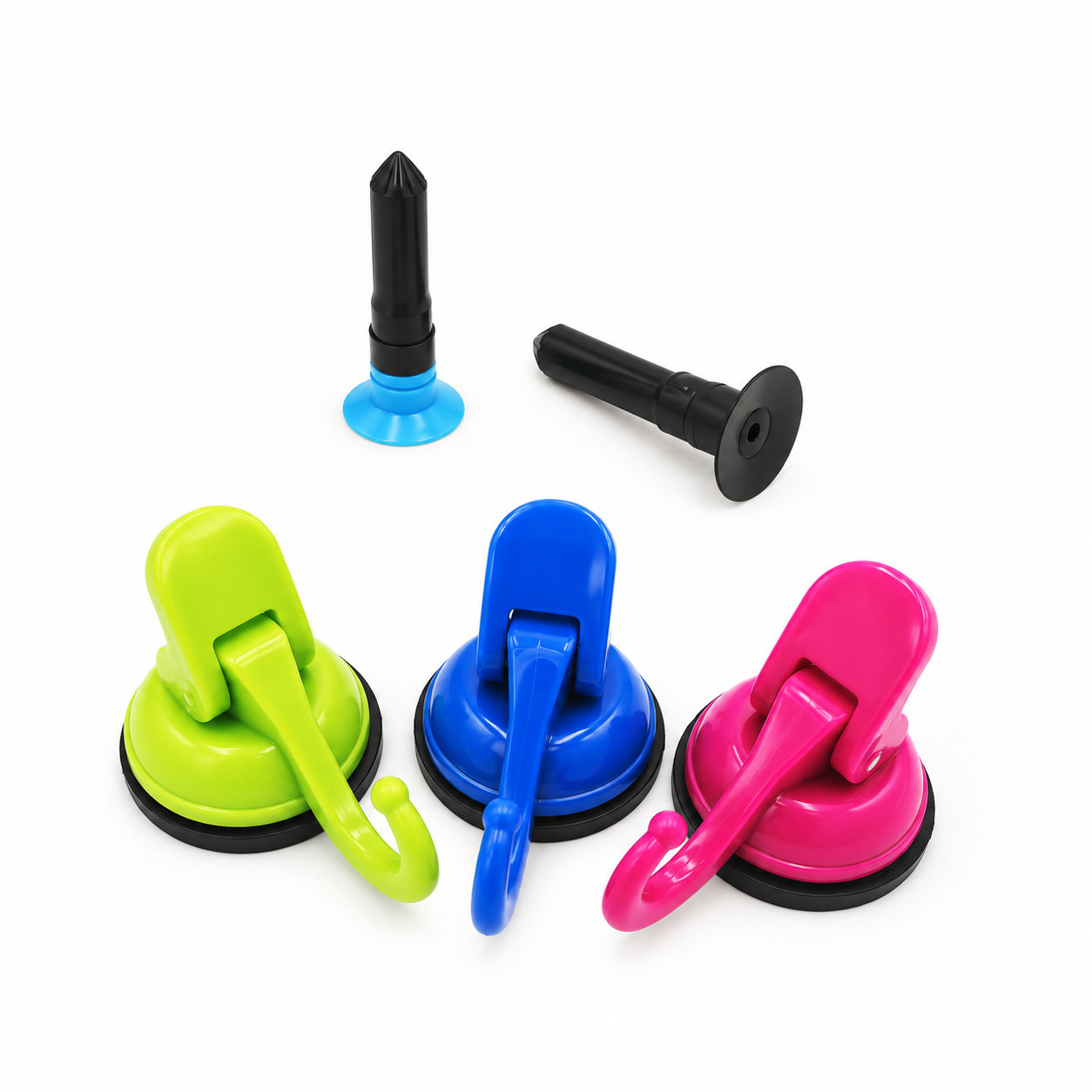 Custom high temperature vacuum cups with hooks