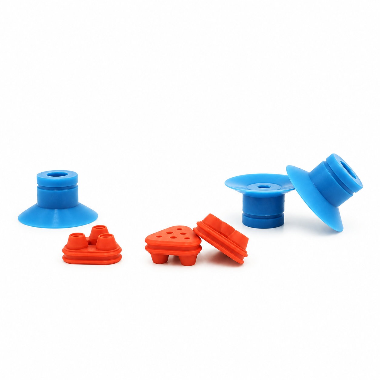 Silicone rubber vacuum suction cup for machine system