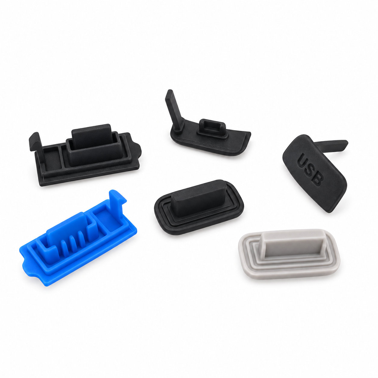 Micro USB Dust Cover Custom Silicone USB Caps