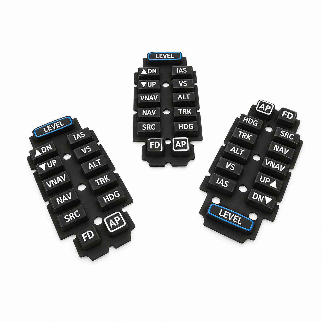 Custom silicone button carbon pucks for silicone keypad