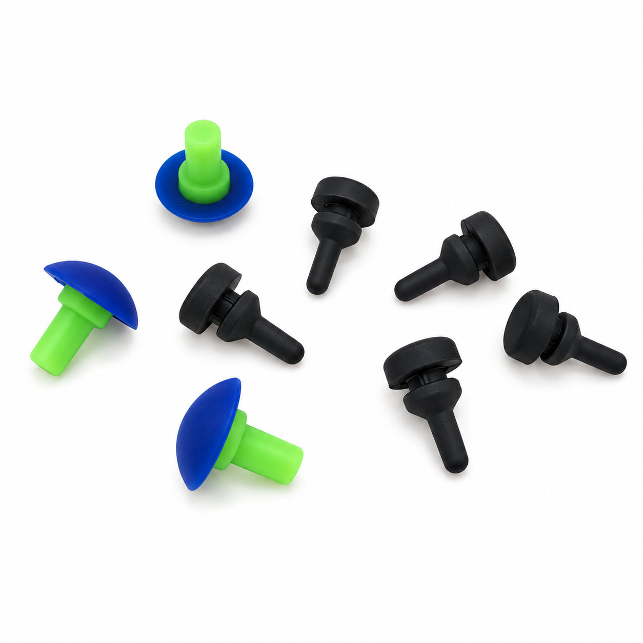 Different sizes rubber small solid silicone stopper