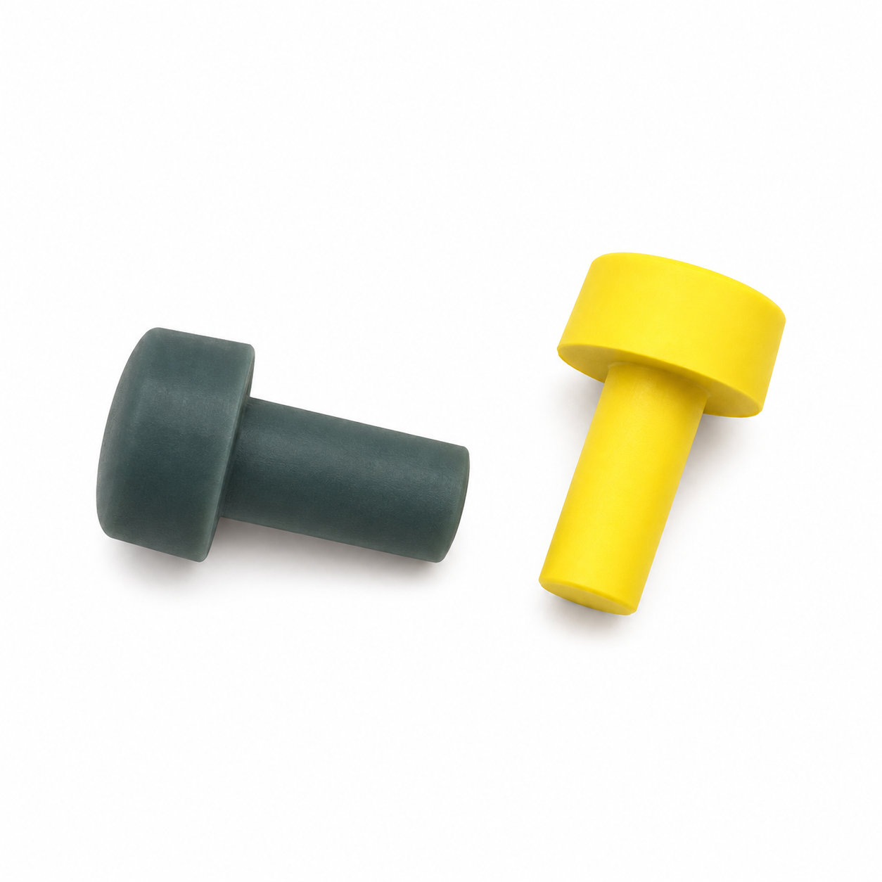 Colorful 12mm rubber stopper silicone plugs
