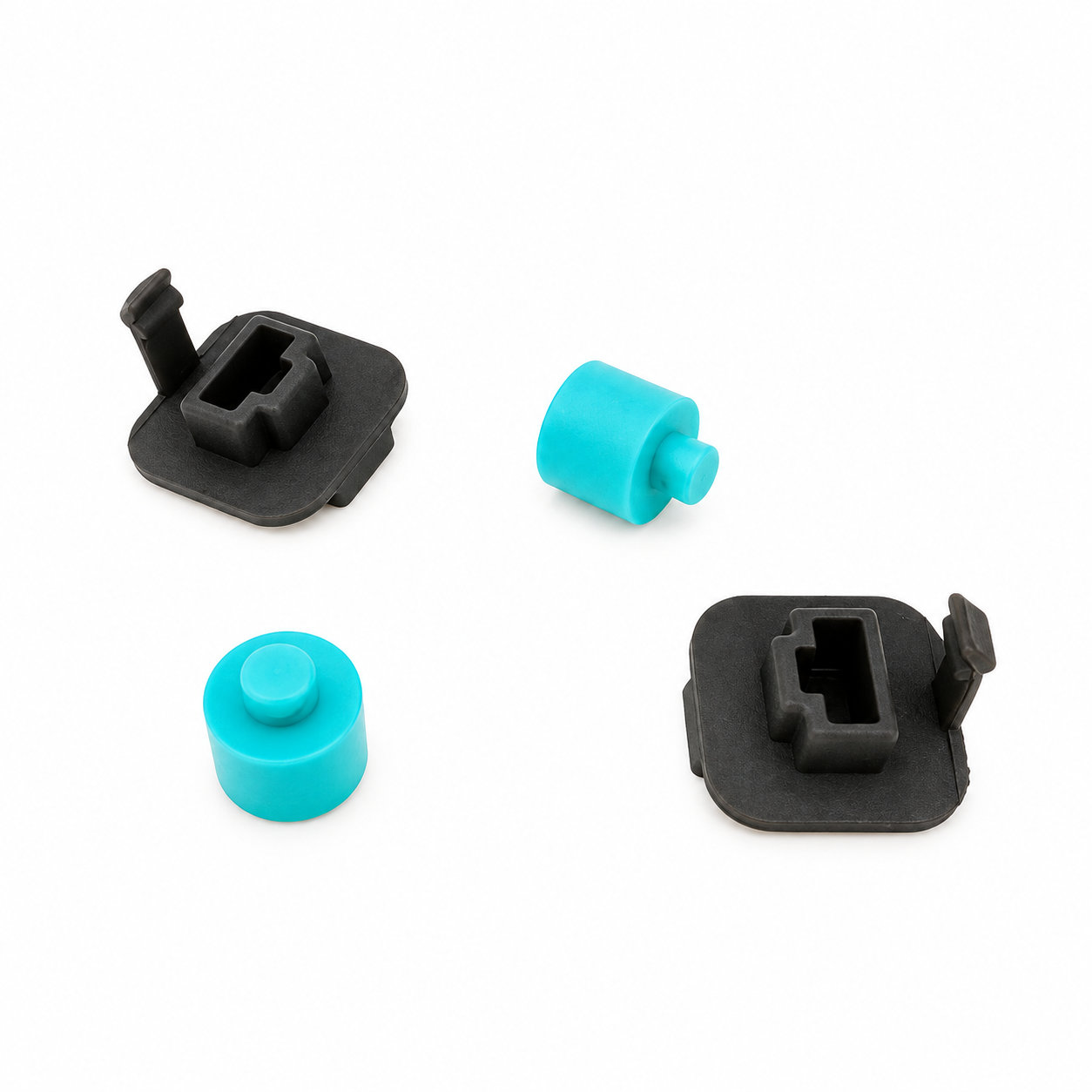Customized small sizes NBR silicone SBR rubber stopper/covers