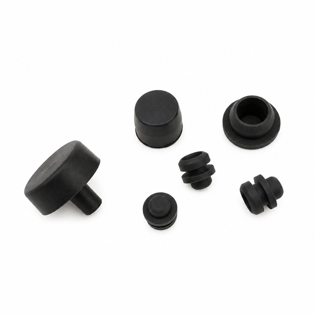 Custom made small sizes holes rubber stopper/sealing plugs