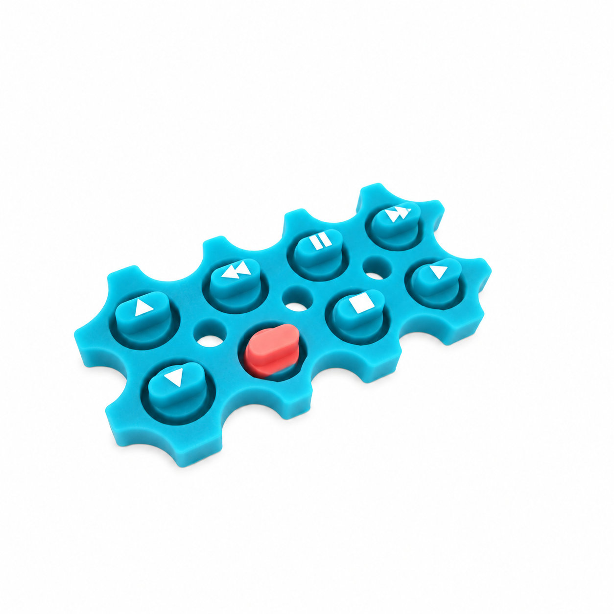 silicone rubber parts molded flexible rubber silicone buttons/keypad