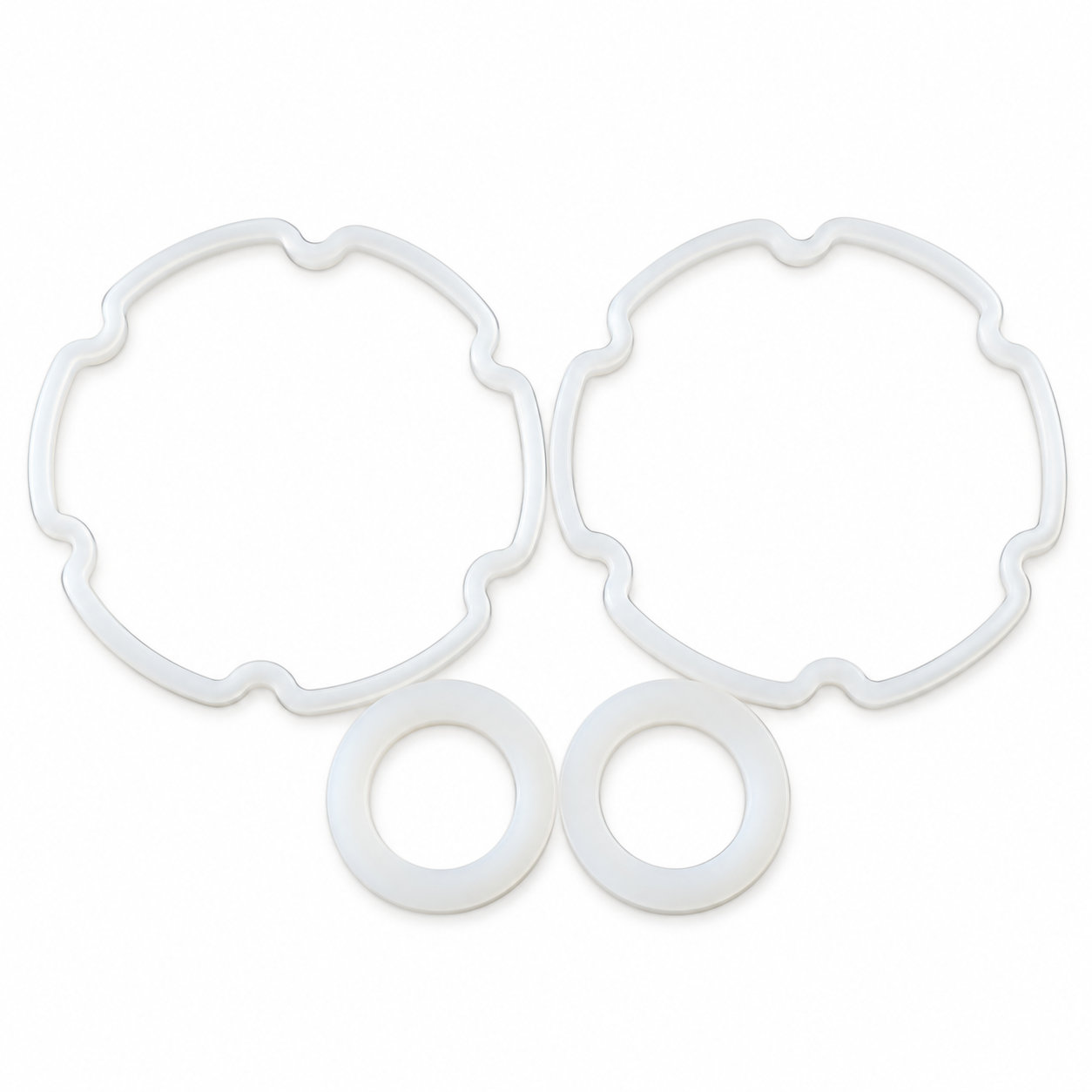 Custom molded silicone seal ring rubber flange gasket