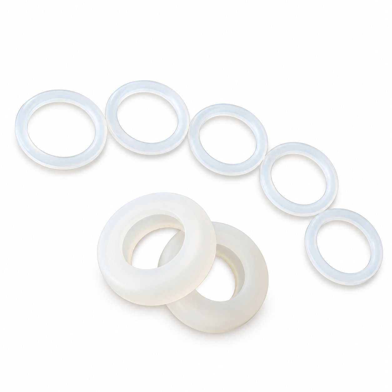 Custom molded rubber silicone gaskets for soda