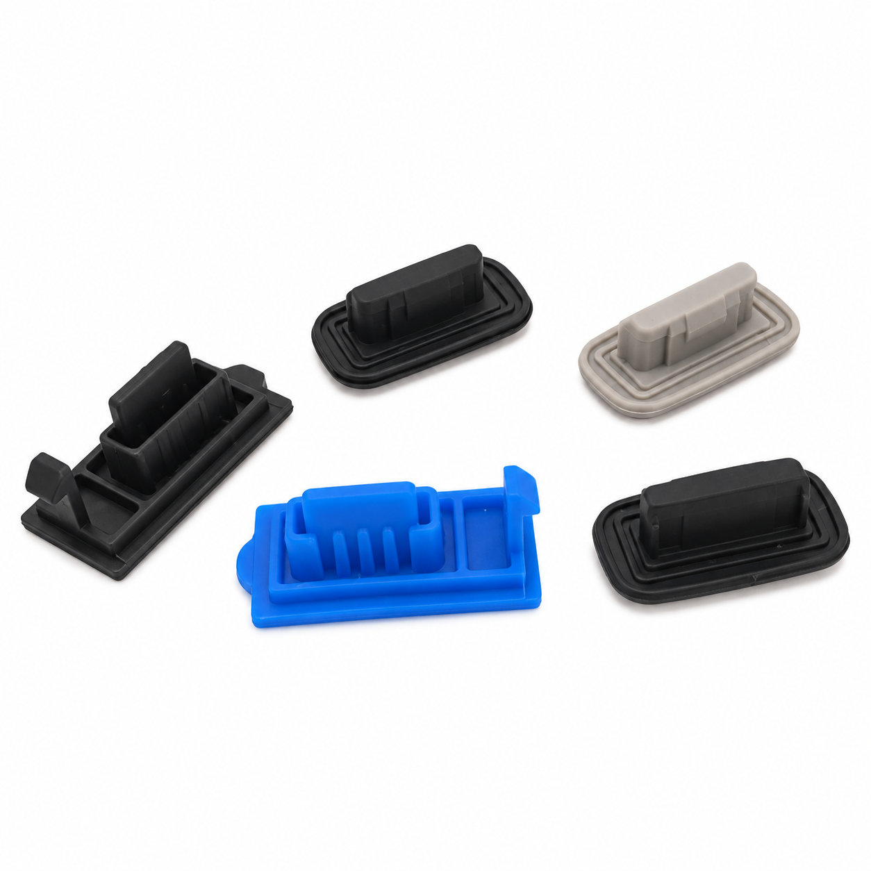 Custom Silicone Micro USB Port Cover Cap