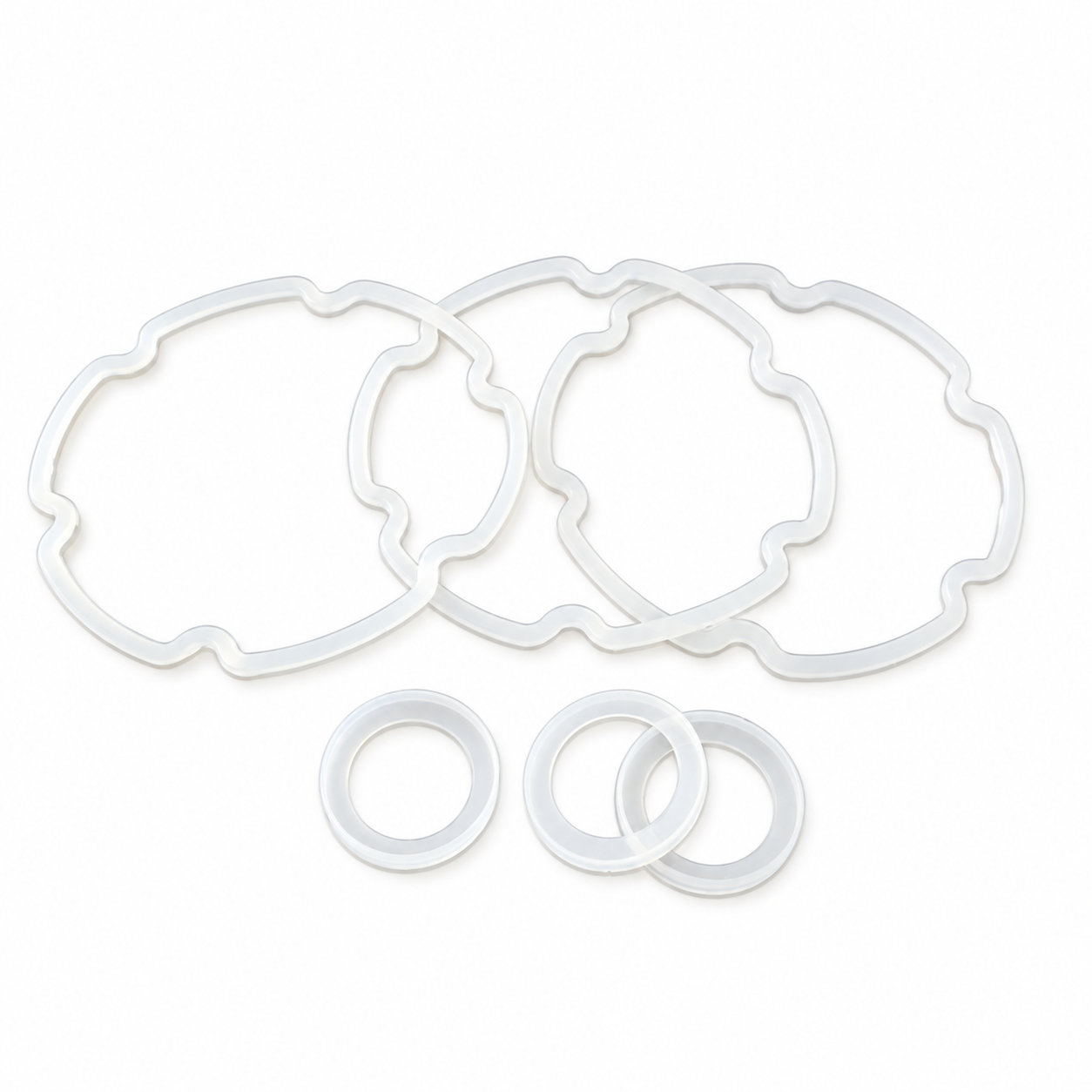 High-temperature-resistant rubber seal gasket rings