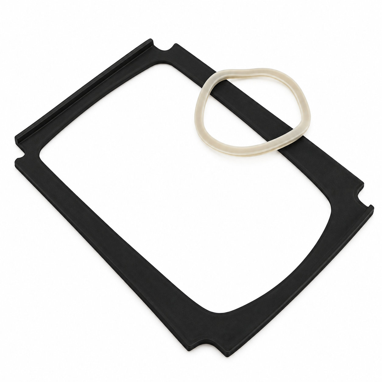 Round flat silicone rubber gaskets and seals