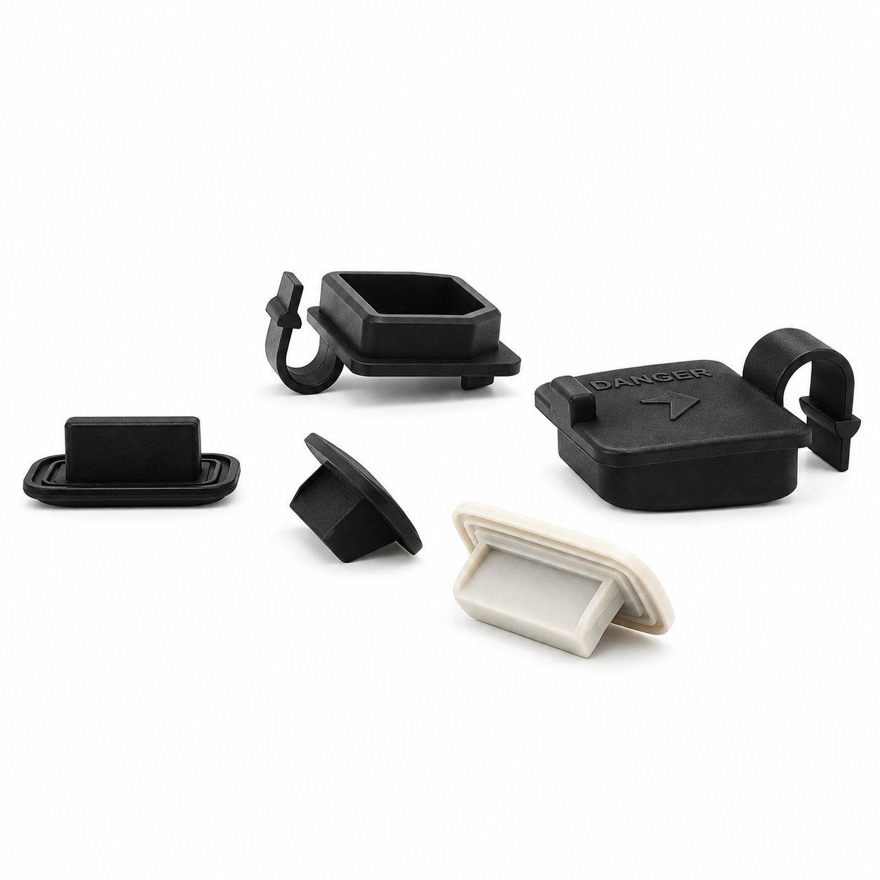 Custom USB rubber silicone micro usb cover dust protective cover