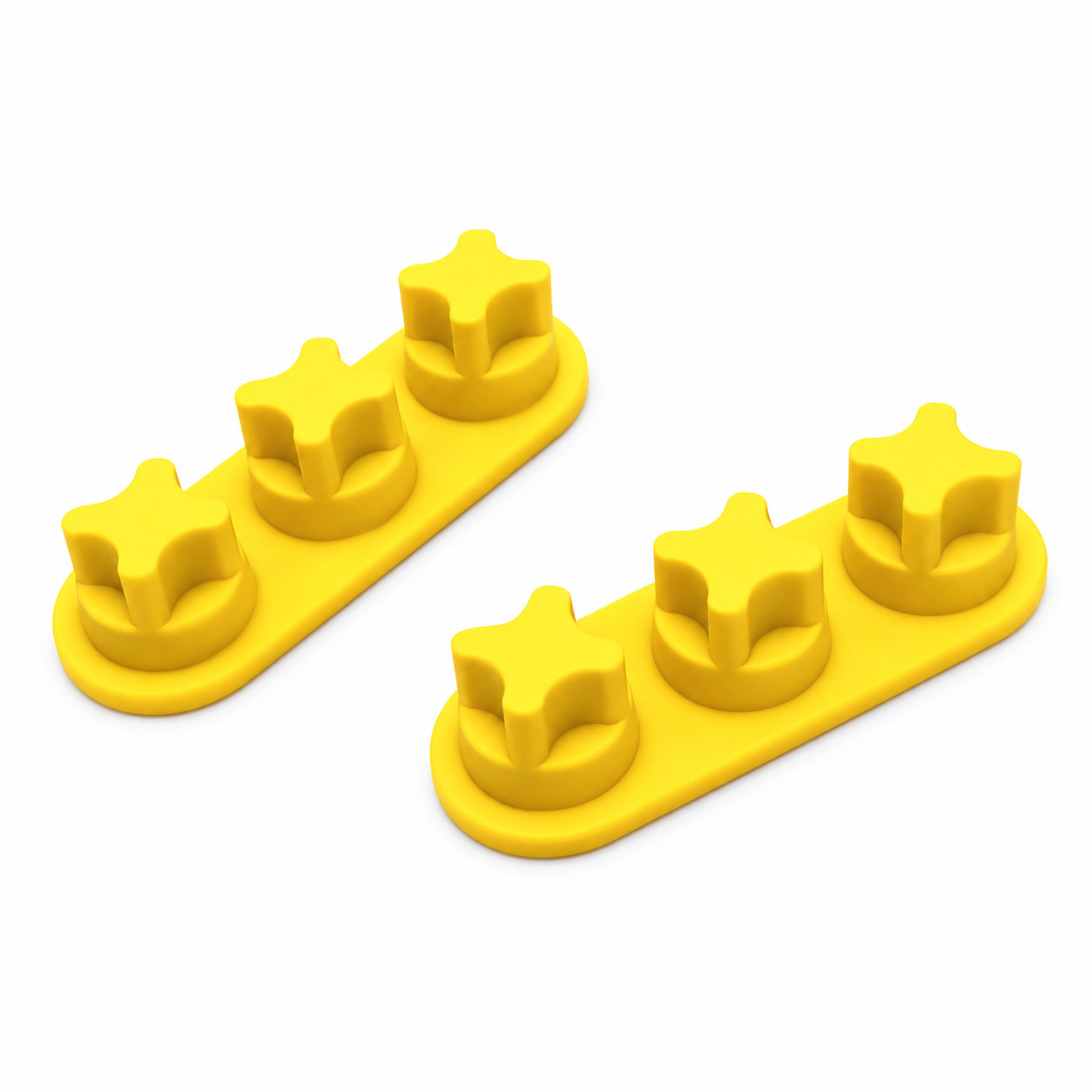 Custom Yellow Colored Silicone Rubber Blanking Plug