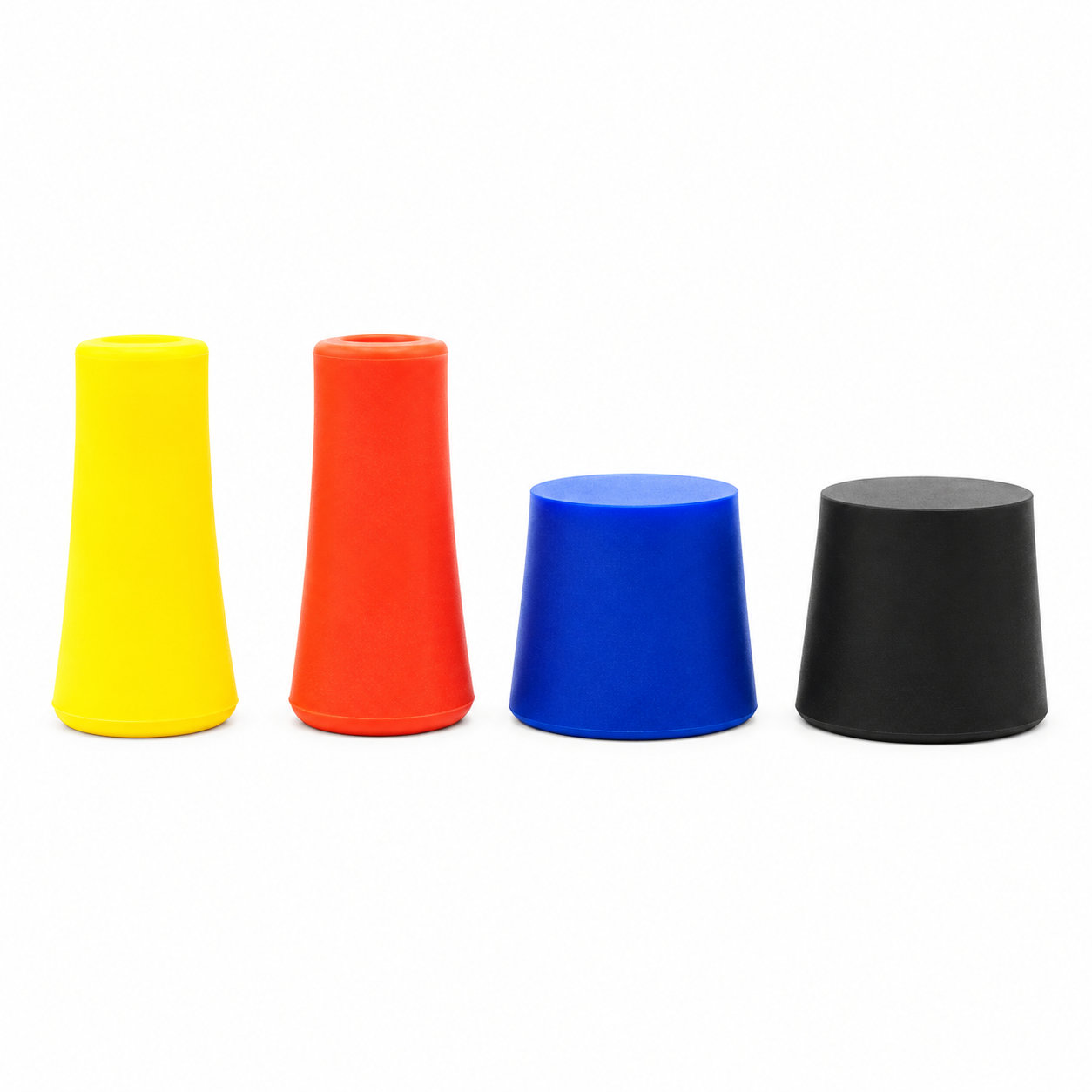 Custom tapered silicone rubber plugs stoppers use