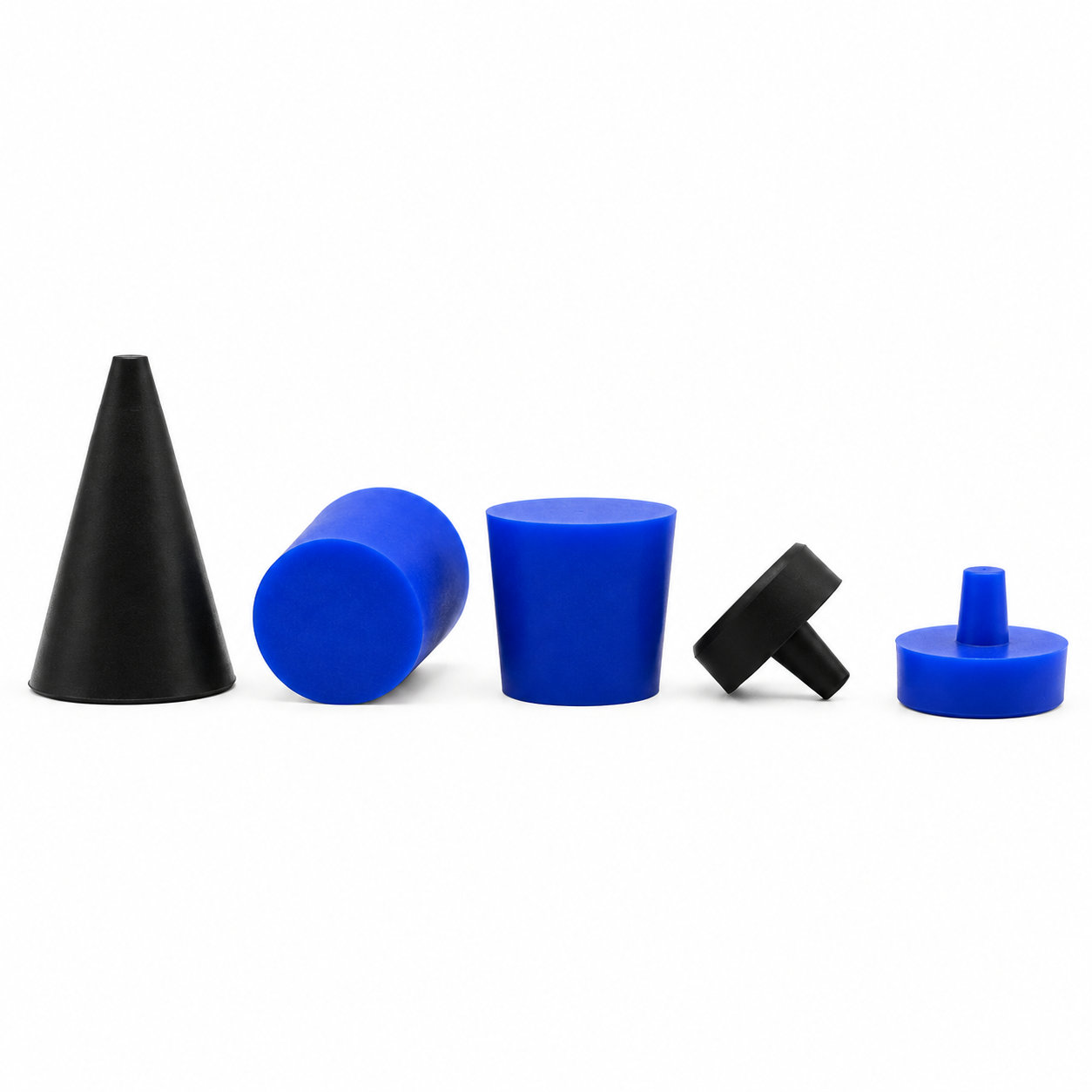 Custom made good sealing solid rubber water stoppers