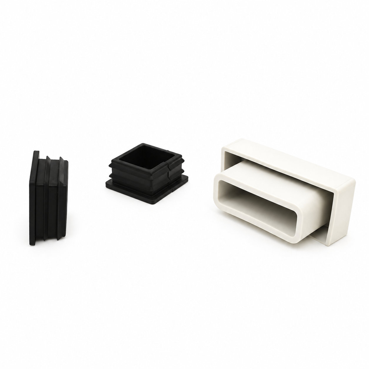 Custom molded rectangular square electrical rubber wire grommet