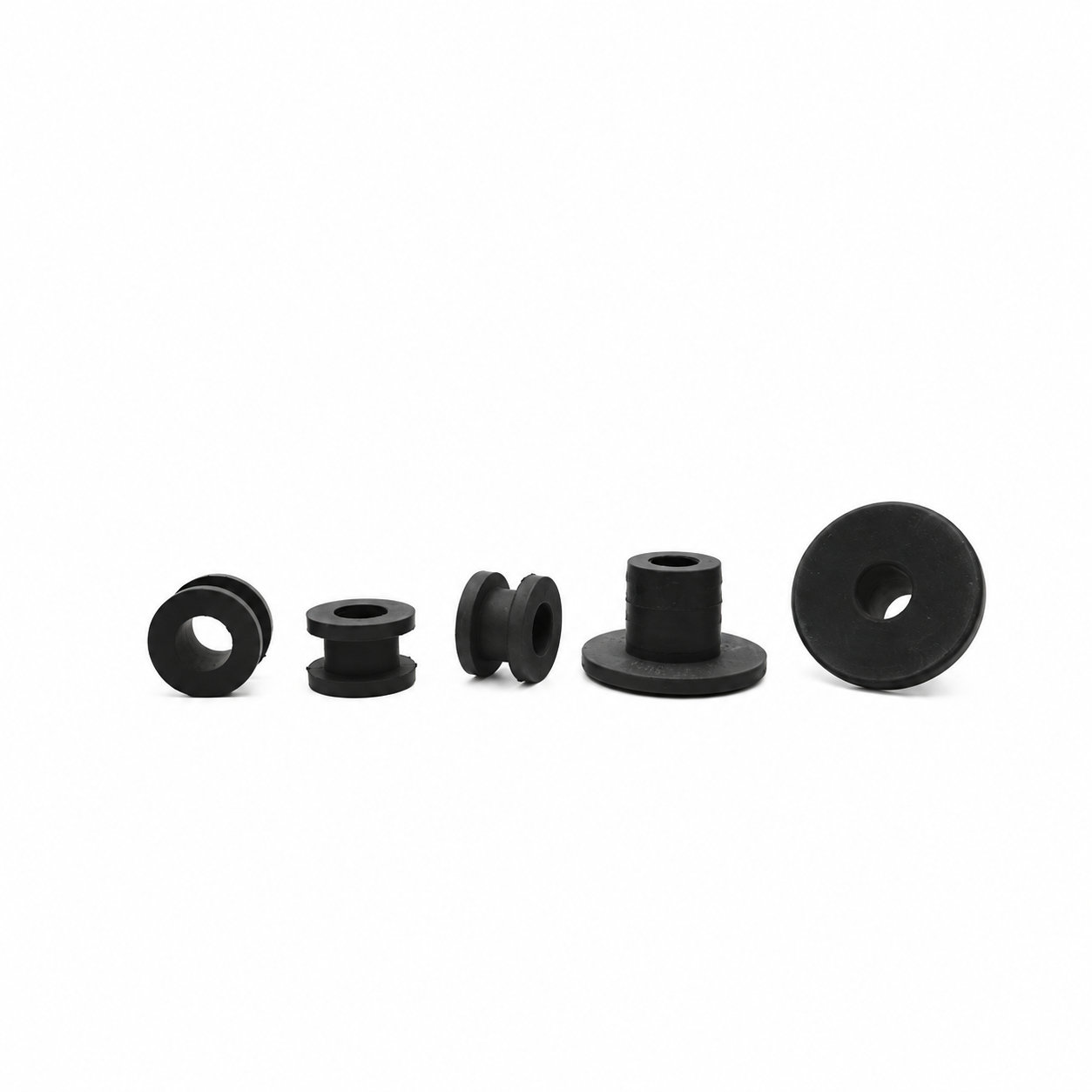 Custom black silicone rubber grommet silicone coil