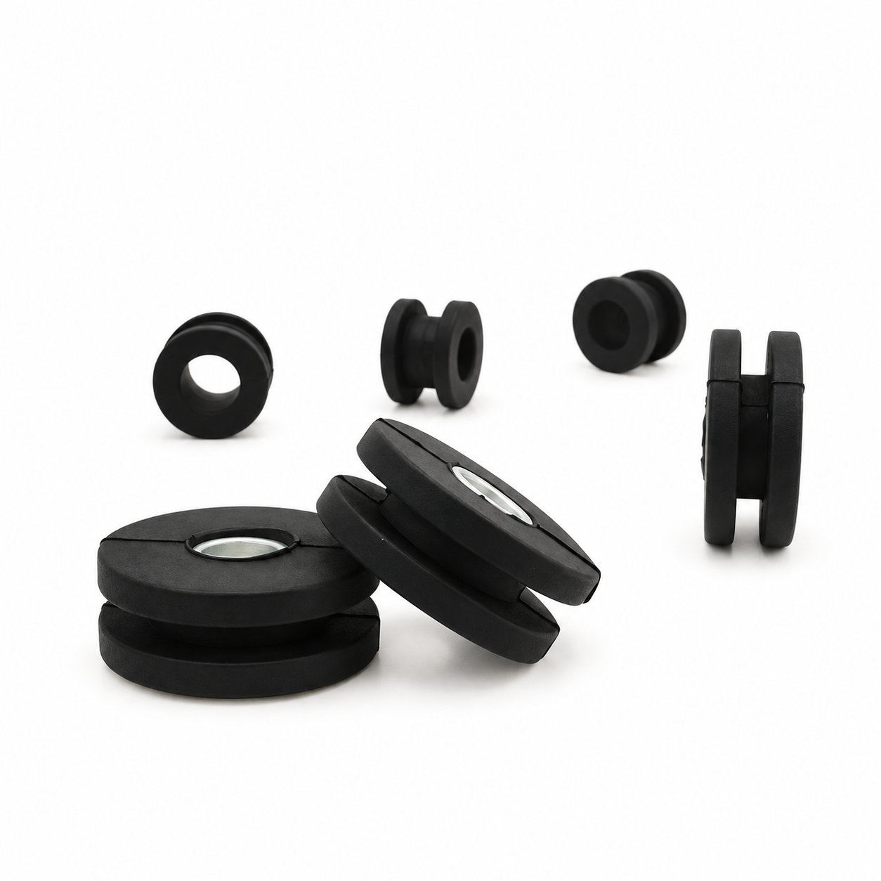 Wire harness silicone rubber groove grommet for cable