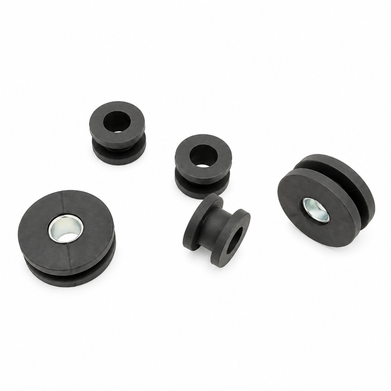 Hot-selling eco-friendly silicone rubber grommet with conductive metal