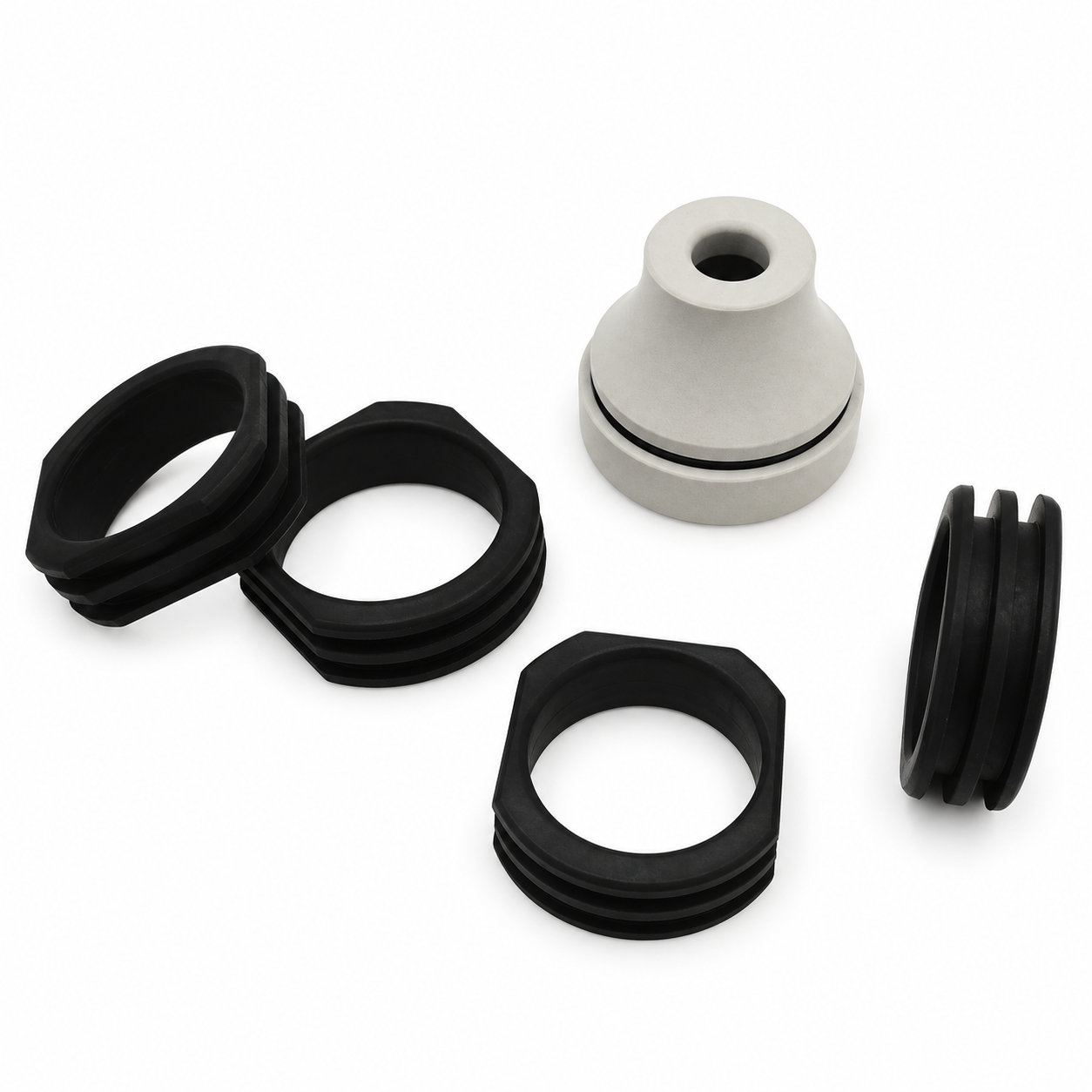 Customized mechanical parts seals plastic eyelet grommet