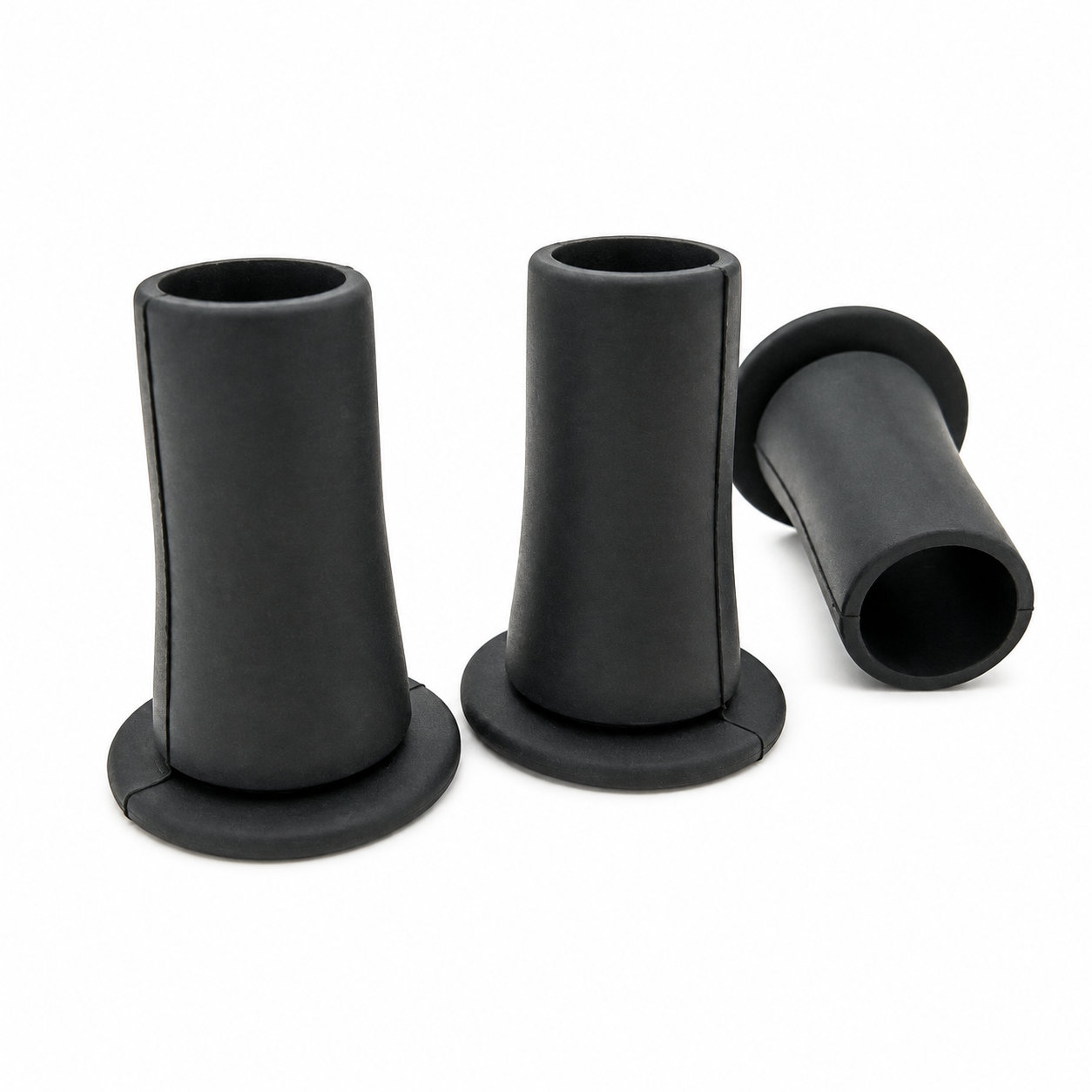 Molded flexible rubber silicone cable bushing/protective sleeve