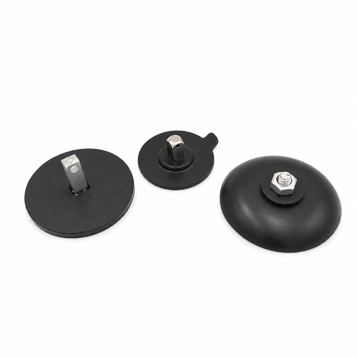 Suction Cups Glass Table With Threaded Screw