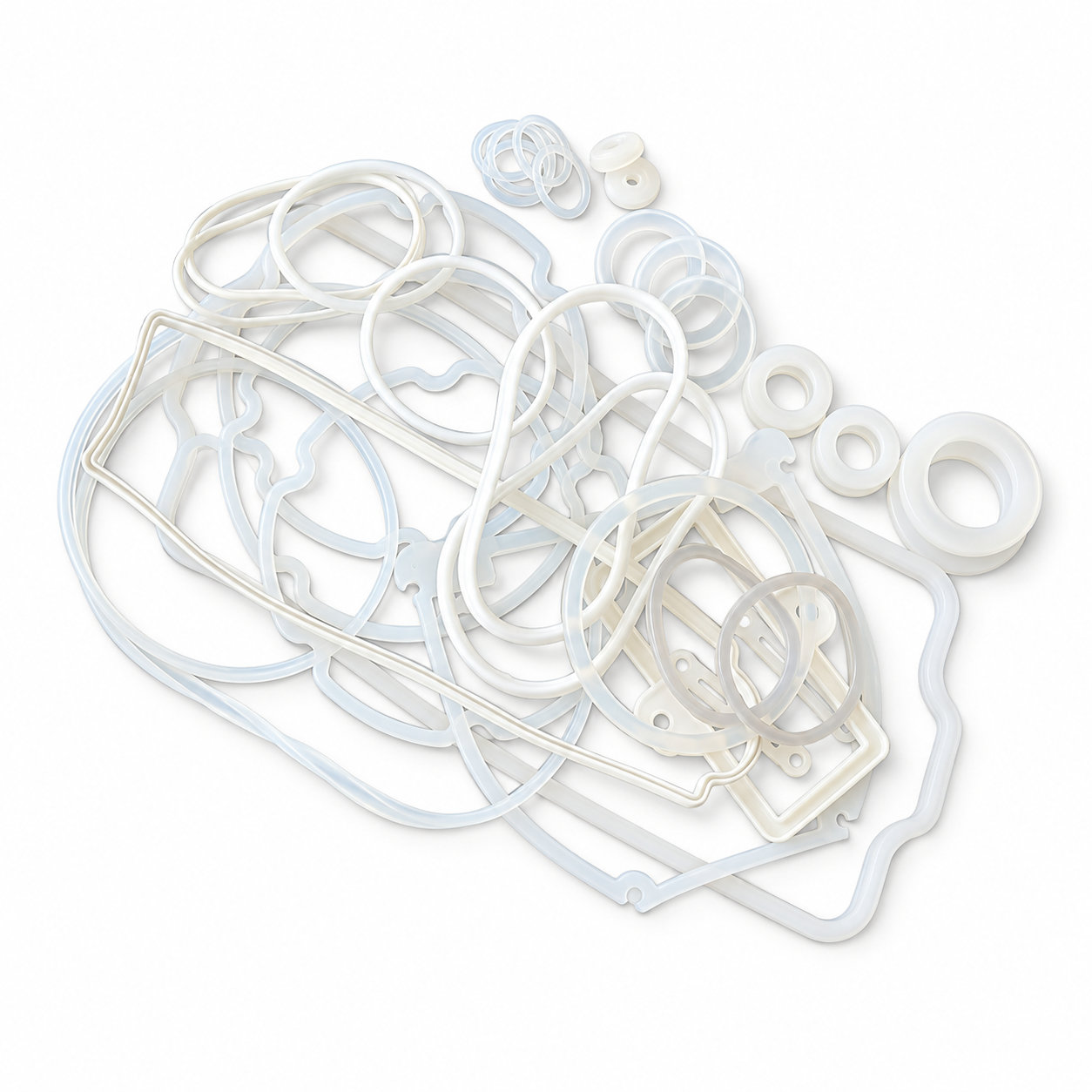 Hot-selling transparent waterproof rubber gasket/silicone washer/ring