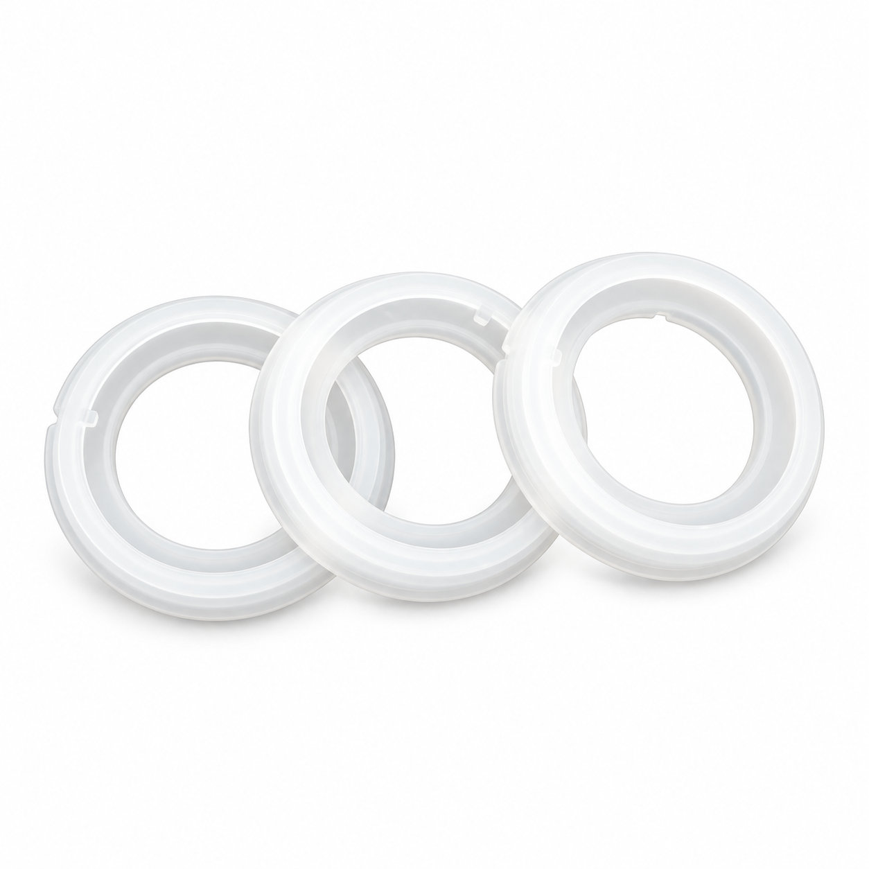 Custom molded rubber silicone seal ring/transparent rubber washer