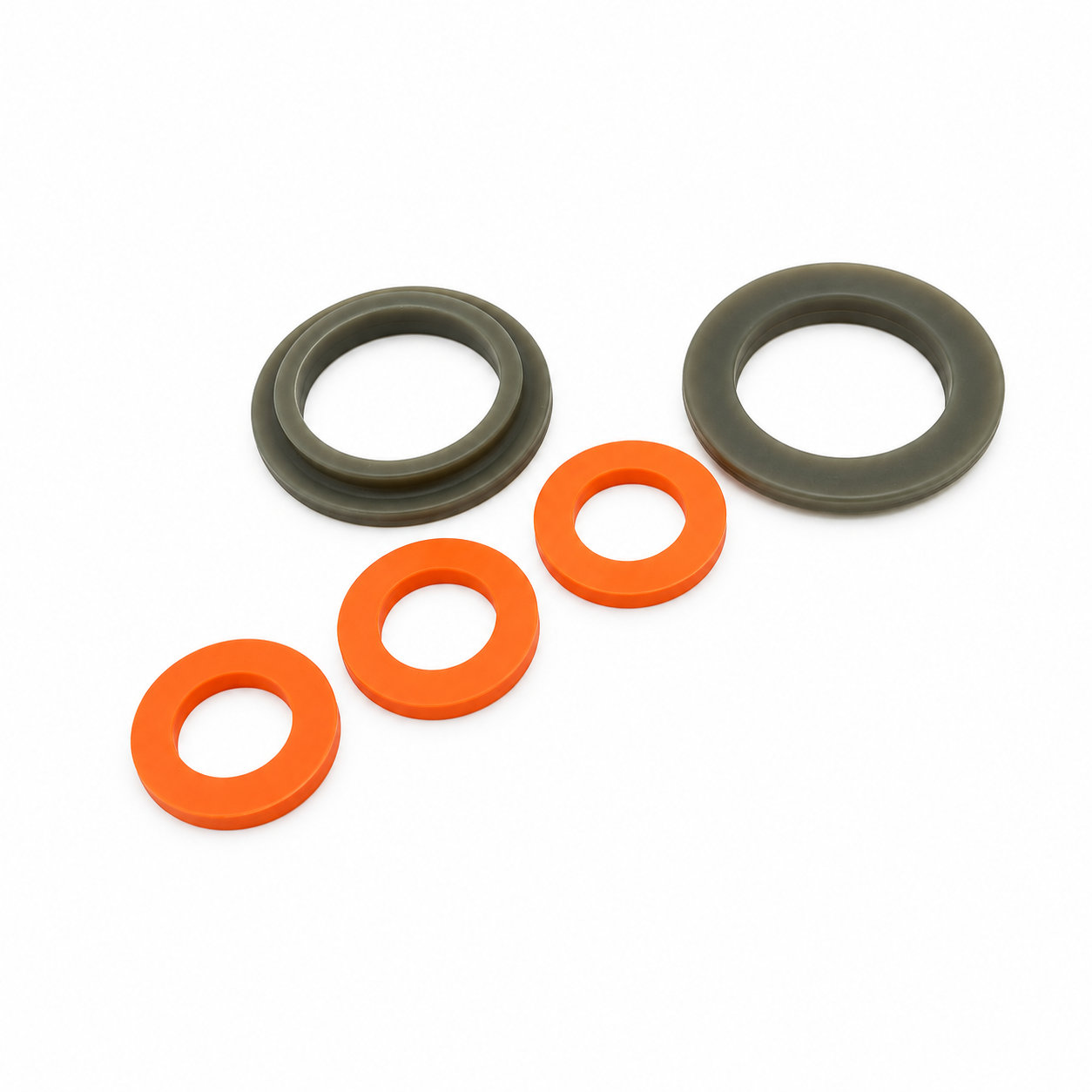 Silicone rubber seal ring/waterproof colored rubber thick washer