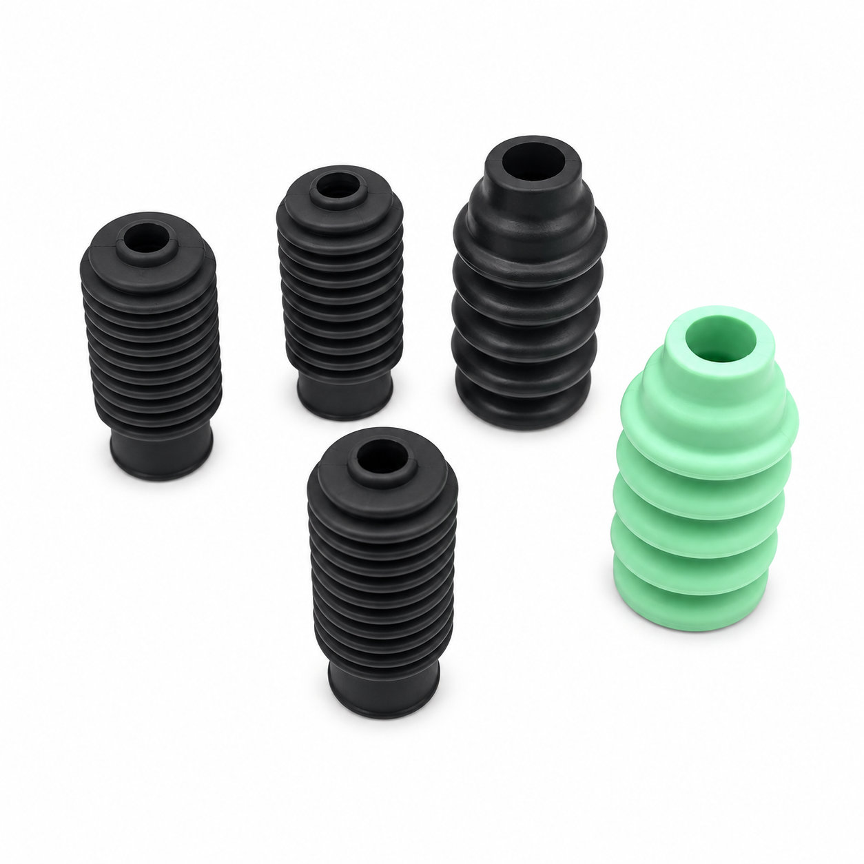 Food grade silicone bellows rubber bellow tube
