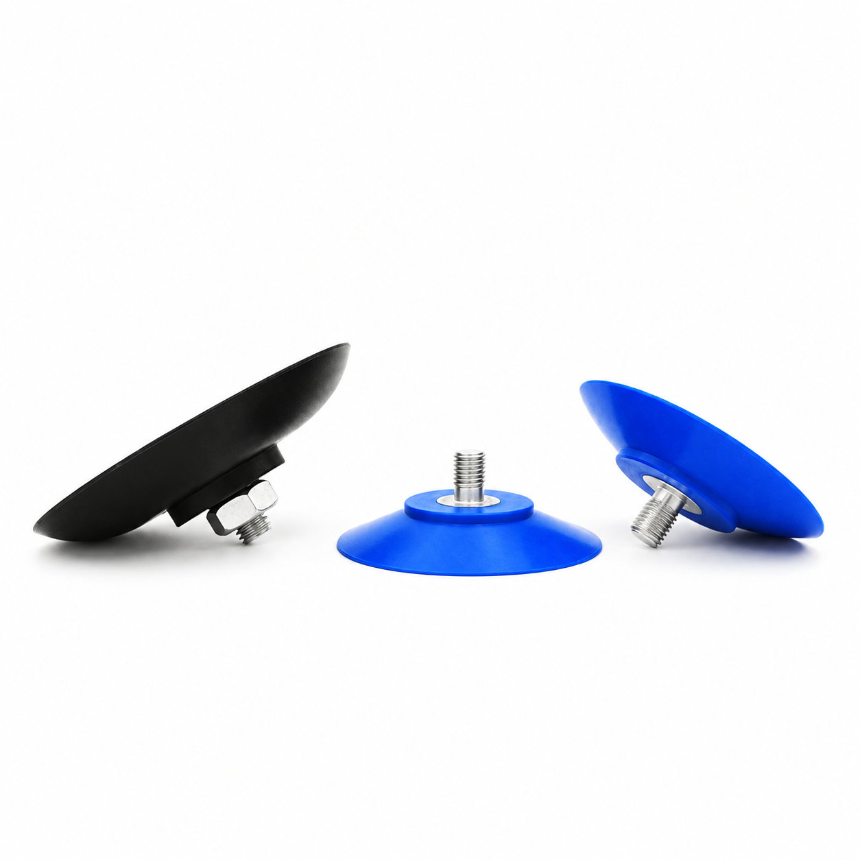 Custom made rubber material screw threaded suction cup