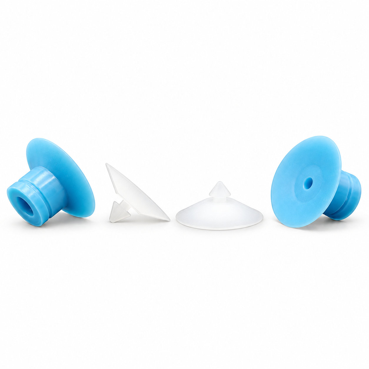 Silicone vacuum suction cup and rubber sucker for gripping system