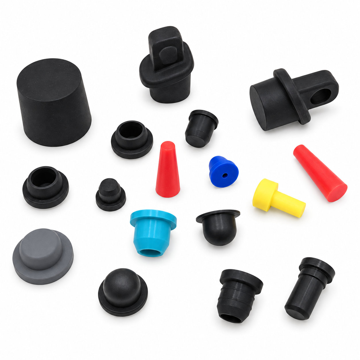 Rubber sealing stoppers various silicone plug