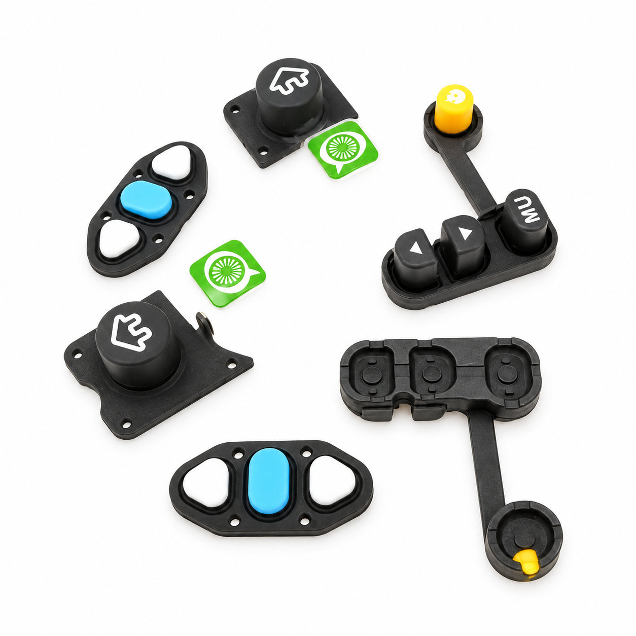 Colorful membrane switch keypads/silicone switch button