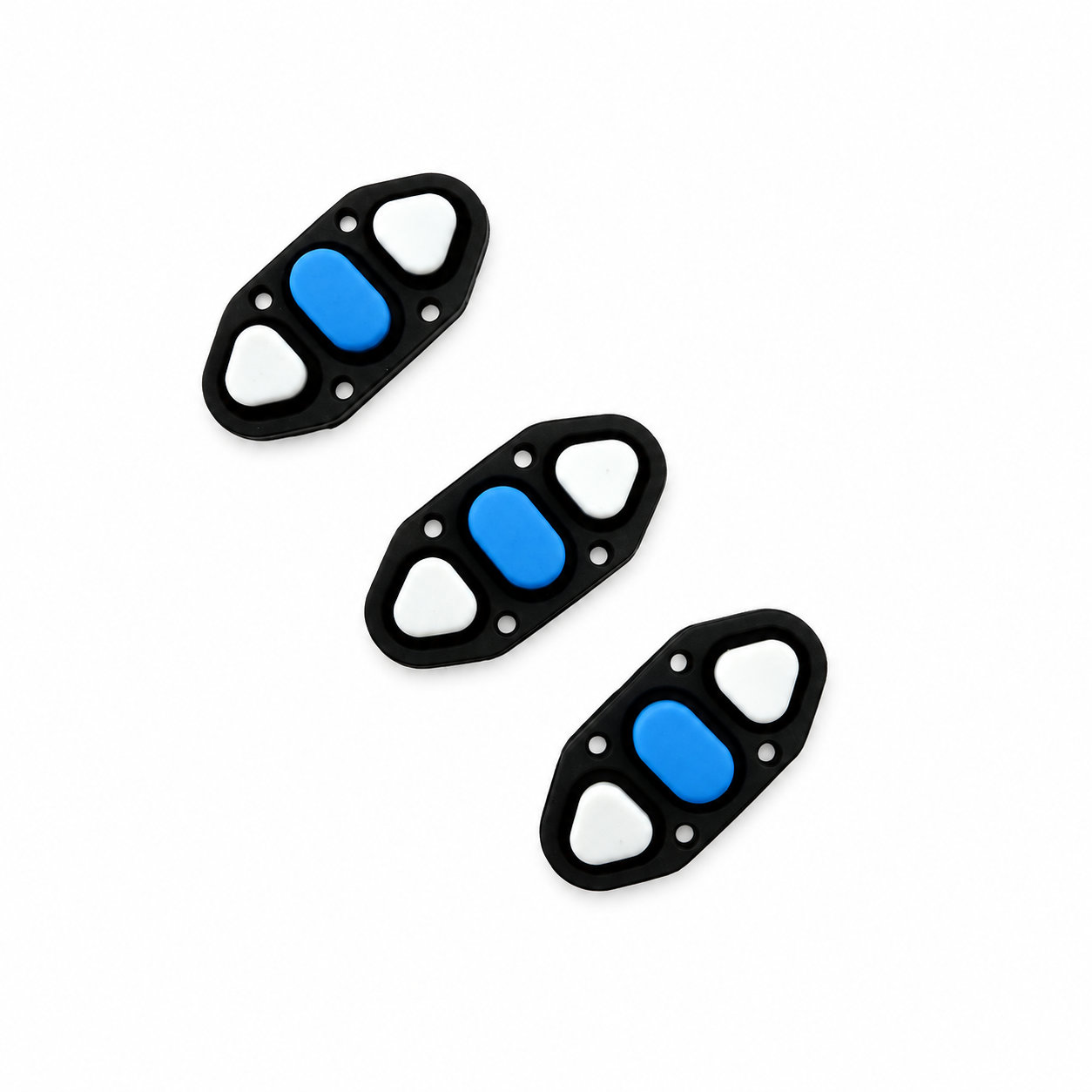 Silk printing silicone remote keypad for industrial machine