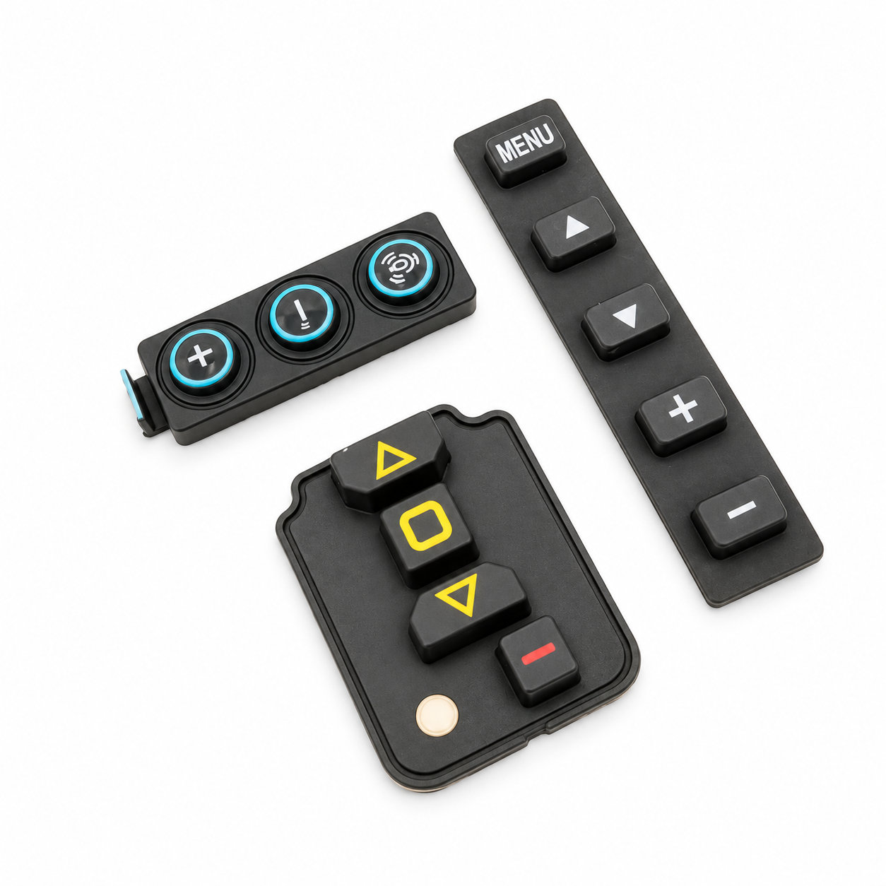 Factory customized silicone rubber single button for household appliance