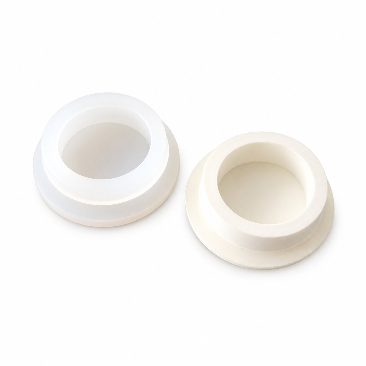 Molded transparent 25mm rubber silicone cover/sealing caps