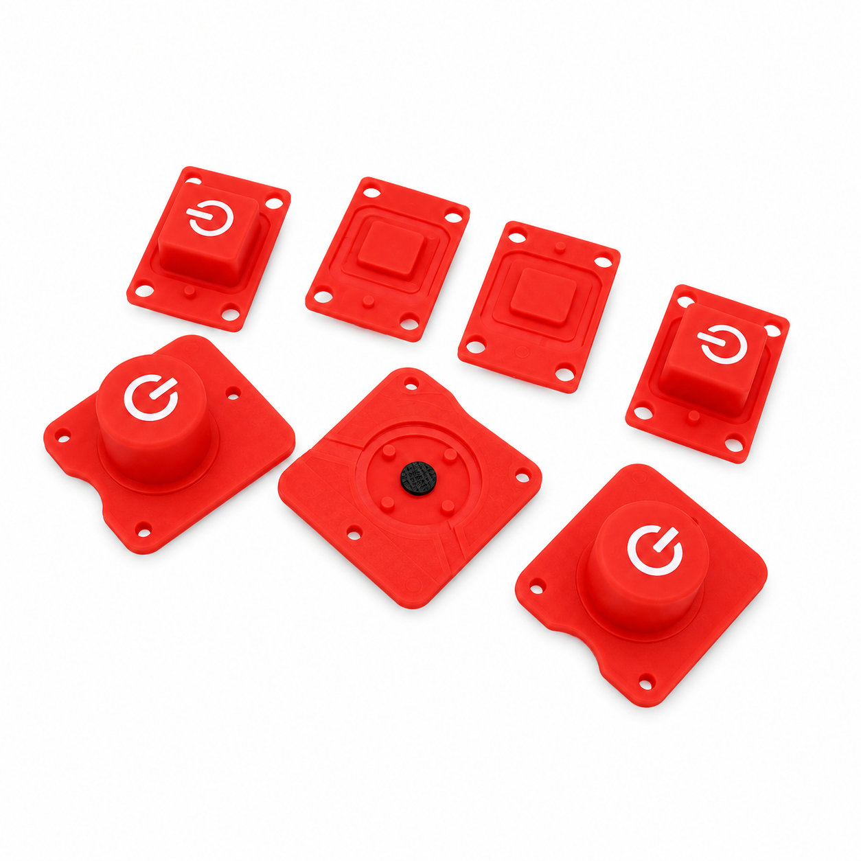 High quality conductive switch silicone buttons/red keypad button