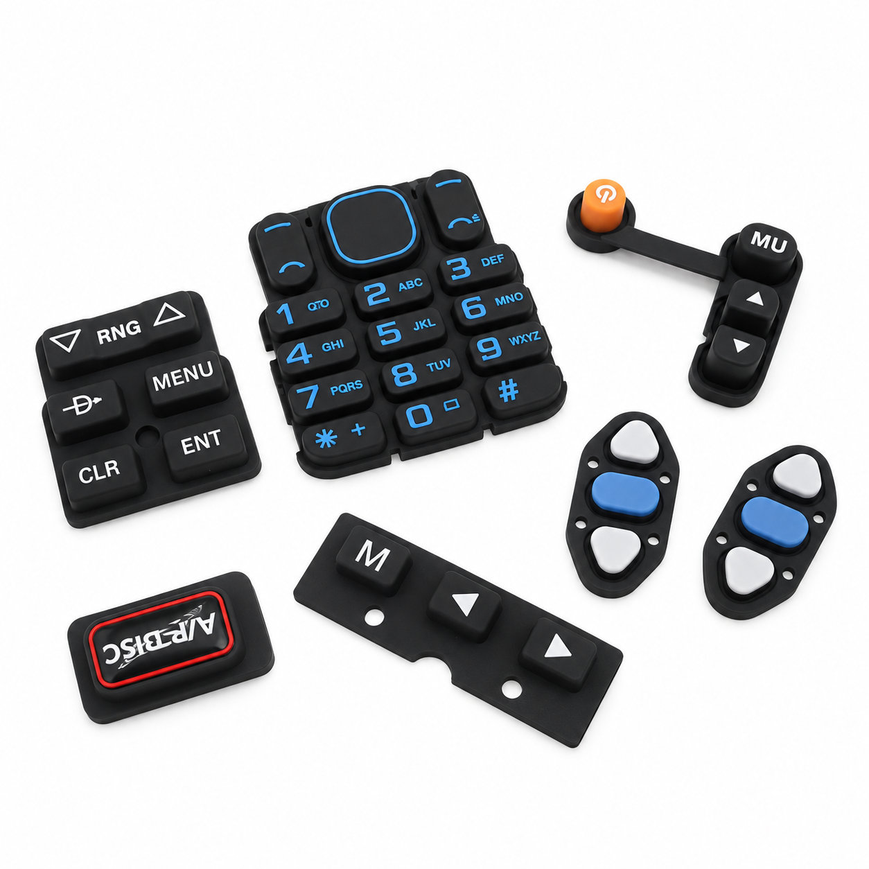 Elastic Silicone Keypad Custom Silicone Push Button