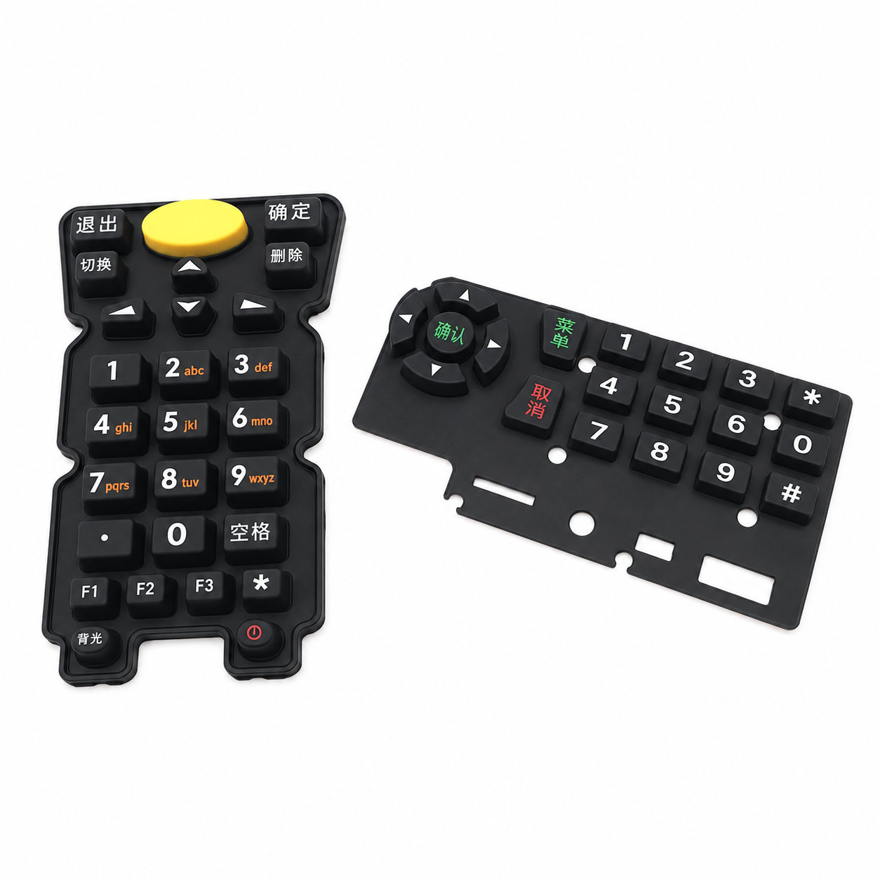 Silicone remote control keypads electronic component