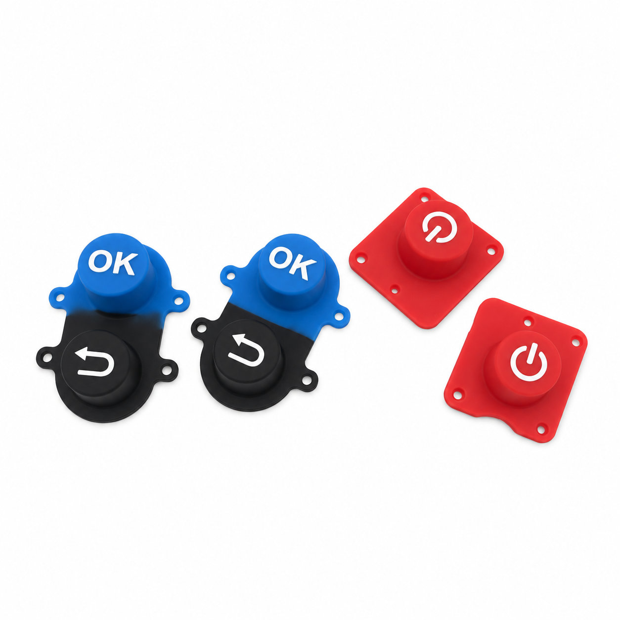 China Supplier Customized Remote Key Rubber Button